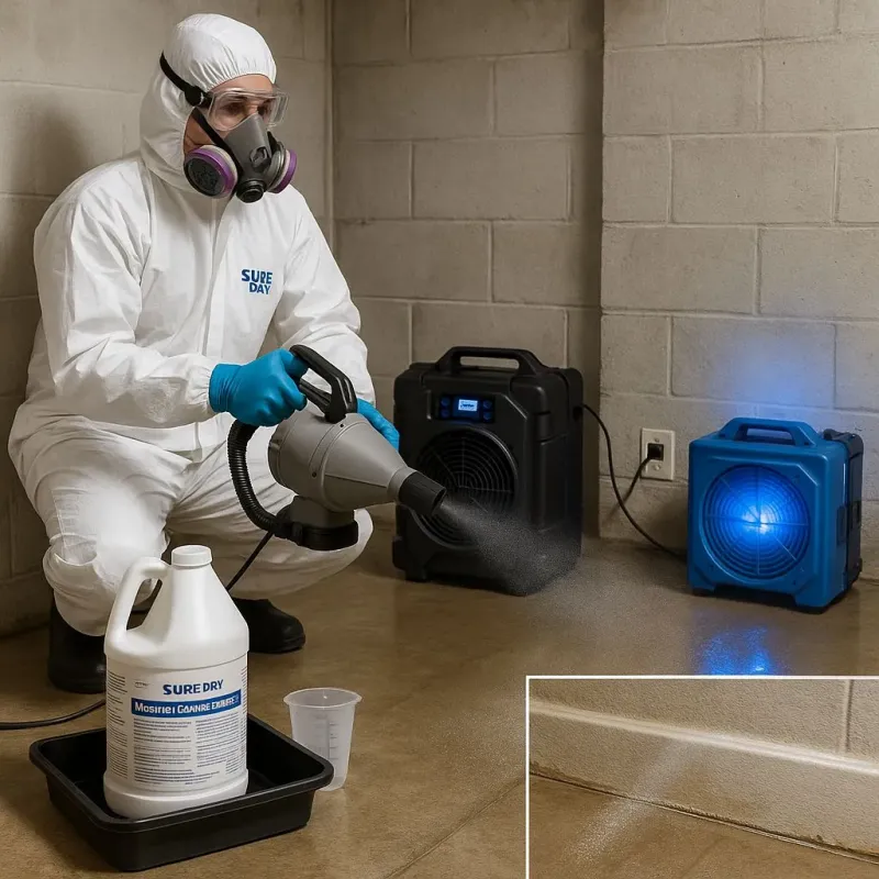 Sanitization and Odor Removal process in Marthasville, MO