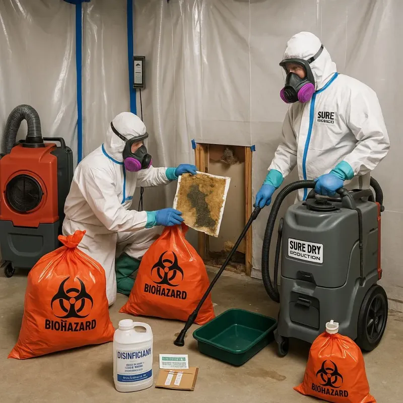 Contaminated Water Handling Protocols process in Marthasville, MO